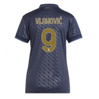 Camisa de time de futebol Juventus Dusan Vlahovic #9 Replicas 3º Equipamento Feminina 2024-25 Manga Curta